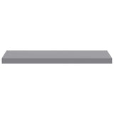 323858 Floating Wall Shelves 4 pcs Grey 80x23,5x3,8 cm MDF