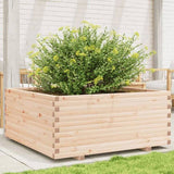 Garden Planter 110x110x49.5 cm Solid Wood Pine 3282544