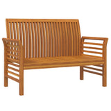 Garden Lounge Set Cream White Solid Acacia wood 2-seater 312141