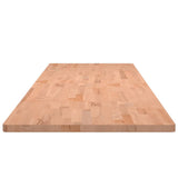 Desk Top 200x55x2.5 cm Solid Wood Beech 356097