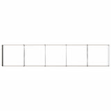 Raised Garden Bed Brown 400 x 80 x 24 cm cold-rolled steel 8006509
