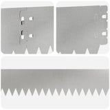 Lawn Edging 50 pcs 103 x 10 cm Steel Silver 8008439