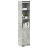 Highboard Concrete Grey 37.5x35x180 cm Engineered Wood 861673