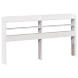 Bed Frame with Headboard without Mattress White 120x190 cm Small Double 3306842