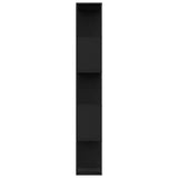 Book Cabinet/Room Divider Black 80x24x159 cm Engineered Wood 800100