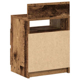 Bedside Cabinets 2 pcs with 2 Drawers Old Wood 40x33x60 cm 858575