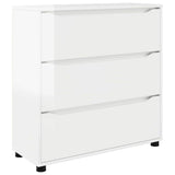 Storage Cabinet High Gloss White 80 x 31 x 81 cm 888851