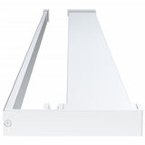 Walk-in Shower Wall with Shelf Chrome 90x195 cm ESG Glass&Aluminium 3185497
