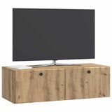 Wall-Mounted TV Cabinet 98 x 41 x 30 cm Artisan Oak 899214