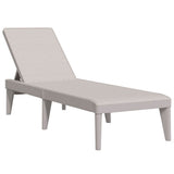 Sun Lounger Cappuccino 186x60x29 cm PP 364216