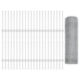 Welded Wire Fence 100 x 0.5 m Hot-Dip Galvanised Steel 3337059