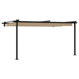 Gazebo 400 x 300 x 200 cm Taupe Polyester 4003976