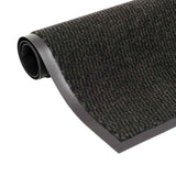 Dust Control Mat Rectangular Tufted 120x180 cm Black 132719
