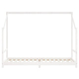 Kids Bed Frame White 2x cm Solid Wood Pine 3200587
