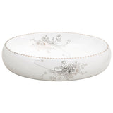 Countertop Basin White Oval 59x40x15 cm Ceramic 155110