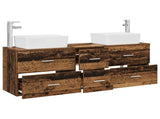 Bathroom Cabinet Set 3 pcs Old Wood 53 x 34.5 x 63 cm 3405865