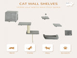 Cat Wall Shelves/Cat Trees /Cat Climbing Tower 63475914