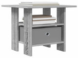 Bedside Table 2 pcs Grey Sonoma 41 x 40 x 45 cm Engineered Wood 8000431