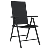 3 Piece Garden Dining Set Black 3099107