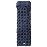 Inflating Camping Mattress with Pillow 1-Person Grey 4007108