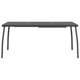 Garden Dining Set Anthracite Metal Medium Foldable 3211815