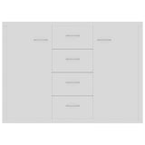 Sideboard White 88x30x65 cm Engineered Wood 800684