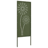Garden Privacy Screen Olive green 50 x 140 cm Cold-rolled steel 876304