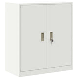 Storage Cabinet White 80 x 40 x 90 cm Steel 891687