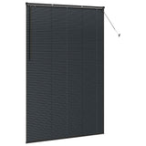 Venetian Blinds Height Adjustable Black 220 x 145 cm Aluminium 42006181
