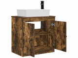 Bathroom Vanity with Sink Smoked Oak 54 x 35 x 83 cm 890134