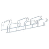 Bicycle Stand for 6 Bikes Floor Freestanding Galvanised Steel 4005577