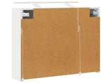 Bathroom Mirror Cabinet White 70 x 14.5 x 70 cm Engineered wood 889095