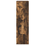 Cabinet with Drawer Smoked Oak 55.5x34x119.5 cm Engineered Wood 861647