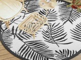 Outdoor Carpet ARAKIL White and Black 200 cm PP 368472