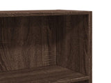 Bookcase Brown Oak 60x24x109 cm Engineered Wood 857809