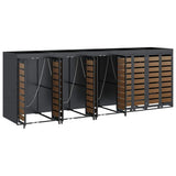 Wheelie Bin Storage for 5 Bins Anthracite 340 x 77.5 x 121.5 cm 3394776