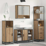Bathroom Furniture Set Artisan Oak 35 x 37.5 x 166 cm 883599