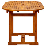 Garden Dining Table x80x75 cm Solid Acacia Wood 316567