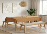 Table Cloth 5 pcs Rectangular Beige 110 x 160 cm Polyester 42040194
