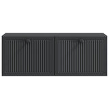 Wall-Mounted TV Cabinet Black 78.5 x 31 x 30 cm Engineered Wood 898036