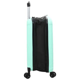 Suitcase Folding Mint green 43 x 27 x 66 cm ABS Plastic 42006251