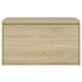 Bench Sonoma oak Engineered wood 80x40x45 cm Entryway Bench 808669