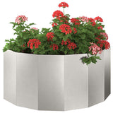 Planter Silver 120 x 60 x 50 cm Stainless Steel 883707