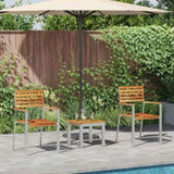 Garden Dining Set 3 pcs Brown 3334845