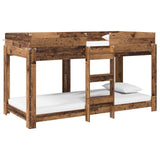 Bunk Bed for Kids Old Wood 90 x 190 cm Engineered Wood 3410537
