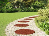 Stepping Stone 6 pcs Red 44 x 2 cm Rubber 42030077