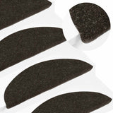 ZNTS Stair Mats Self-adhesive 20 pcs Anthracite 65x22.5x3.5 cm 3365901