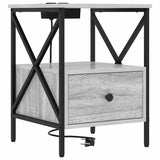 Bedside Cabinet 2 pcs Grey Sonoma 41.5 x 40.5 x 55 cm 859557