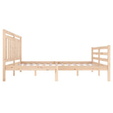 3100649 Bed Frame without Mattress Solid Wood 120x200 cm
