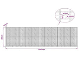 Gabion with 5 mm Wire and 5x10 cm Mesh 550x10x200 cm 3464501